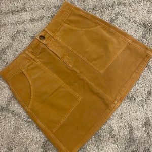 AMERICAN EAGLE SUPER STRETCH CORDUROY MINI SKIRT